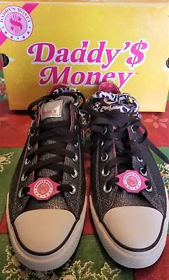 Brand NEW! Daddy's Money GunMetal (Gray) Women Size 10 Glimmer Sneakers W/ Box • $34.99