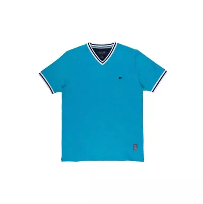 Men's A. Tiziano Bluebird Owen French Terry V-Neck T-Shirt • $29.95