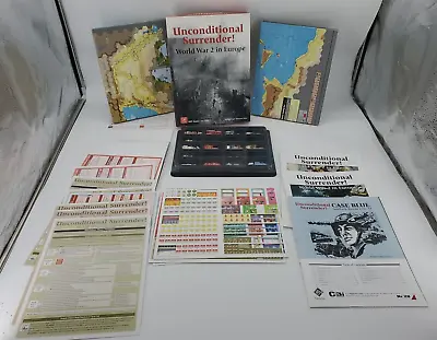 GMT WWII Unconditional Surrender! &Case Blue   Out Of Print War Game Read • £193.03