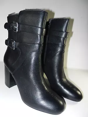 9 West Gettuffo 10  Ankle Boot Size 10 Med. Leather Zip New • $29.99