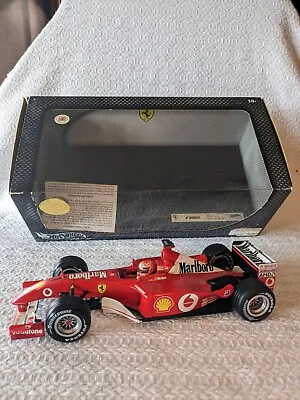 F2001 Michael Schumacher Red Ferrari 1:18 Hot Wheels Racing Marlboro Tobacco Liv • $185