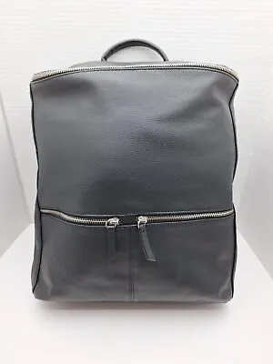 Mossimo Supply Co Backpack Faux Leather 14  Inch Bag Black  • $18