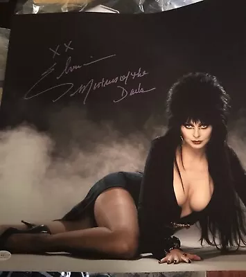 Elvira Signed Autographed 16x20 Photo. Mistress Of The Dark. Beckett WB32715 • $150