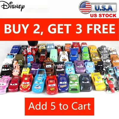 Disney Pixar Cars Lightning McQueen 1:55 Diecast Metal Model Car Toy Gift Kids • $12.99