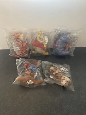 £15.99 • Buy Disney McDonalds Winnie The Pooh Characters Happy Meal Toys Vintage 2002 New