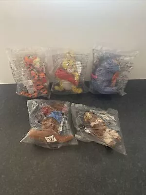 Disney McDonalds Winnie The Pooh Characters Happy Meal Toys Vintage 2002 New • £15.99