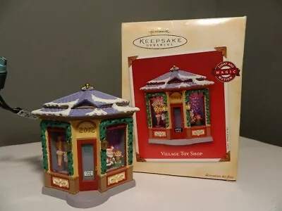 Hallmark Keepsake Ornament 2002 Village Toy Shop Nostalgic Magic Light Motion • $8.99