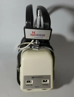 Vintage 1970's Triumph Headhugger Private AM Radio Headset Tested And Working  • $48.75