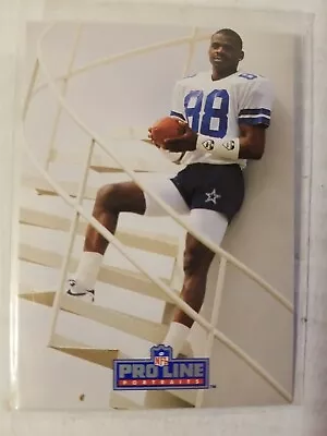 Michael Irvin Dallas Cowboys #63 1991 Pro Line Portraits Football Cowboys HOF NM • $3