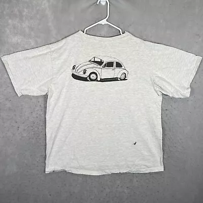 A1 Vintage 90s Great Smokey Mountains Volkswagen Beetle T Shirt Adult 2XL Mens • $20.99