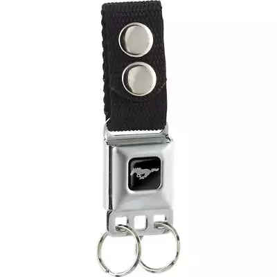 Mustang Logo Key Fob Purse Bag Belt Seatbelt Buckle Keychain Official Licensed • $17.95