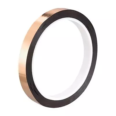 Metalized Polyester Film Tape Adhesive Mirror Decor Tape 50mx10mmRose Gold Tone • £5.26