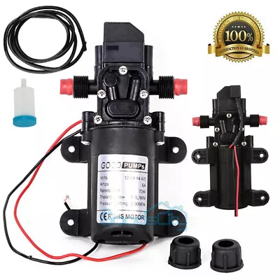 12V Water Pressure Diaphragm Pump Self-Priming Pump 130 PSI 5.5 GPM Boat RV • $31.99