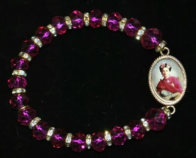 Frida Kahlo Mexican Artist Stretch Bracelet Pulsera Jewelry NEW • $13.50