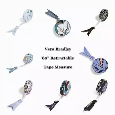 NEW Vera Bradley 60  Retractable Tape Measure - CHOOSE • $10.99