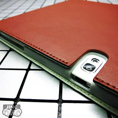 Genuine Leather Book Case Cover For Samsung SM-P605VZKEVZW Galaxy Note 10.1 2014 • $34.95