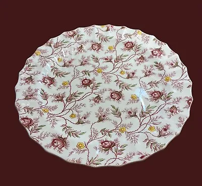 VTG Copeland Spode Rosebud Chintz 9” Plate ￼W/Crazing England See Photos & Read • $8