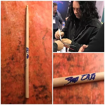 $60 • Buy GFA Danzig & Samhain Drummer * STEVE ZING * Signed Drumstick PROOF S4 COA