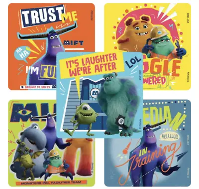 20 Disney Monsters Inc At Work Stickers Party Favor Teacher Supply Mike Sully • $3.15