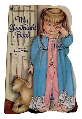 1981 My Goodnight Book A Golden Sturdy Shape Book Eloise Wilkin Hardcover 1st Ed • $19.98