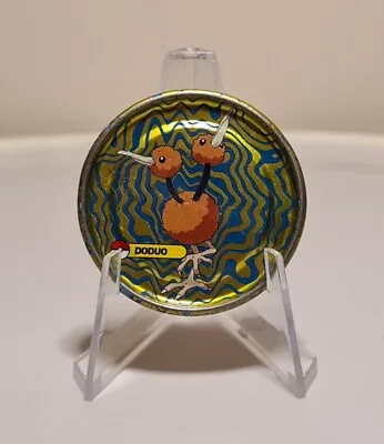 Pokemon Tazo #74 Doduo Ultra Rare Gold Metal Tazo Used Condition RARE • $4.99