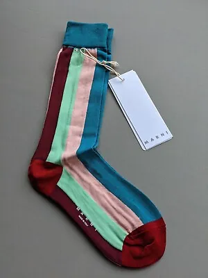 Marni Cotton Calf Socks Unique Design 🎈 FREE UK P&P For 5 • £10.99