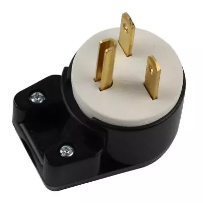 USA 3-Prong Male AC Plug Right Angle ETL Nema 6-15P 3 Pole DIY Rewirable Plu... • $20.76