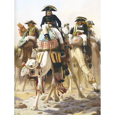 Gerome Napoleon Bonaparte Camel Egypt Painting XL Canvas Art Print • £19.99