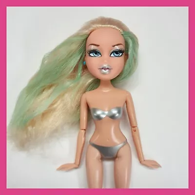 Bratz Sea Stunnerz Mermaid Cloe Doll 2012 Jointed Blonde Teal Hair Sparkly Lips • $19.90