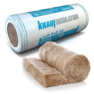 £25 • Buy Knauf Insulation Loft Roll (L)4.82m (W)1.14m (T) 200mm - Coverage 5.5sqm
