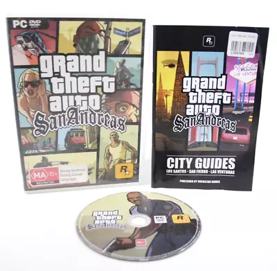 Grand Theft Auto: San Andreas - PC DVD ROM [PAL] - WITH WARRANTY • $13.45