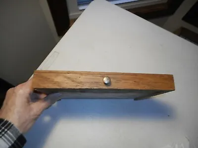 Vintage Oak Wood Toolbox Drawer Machinist Tool Box Chest - 9-1/4  X 7-3/4  - #2 • $19.99