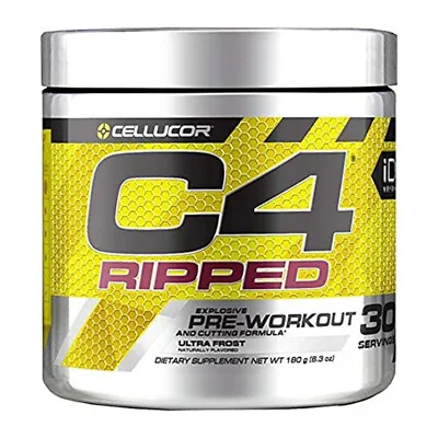 Cellucor C4 30 Servings RIPPED Pre WORKOUT FREE SHIPPING!! **ULTRA FROST** • $28.99