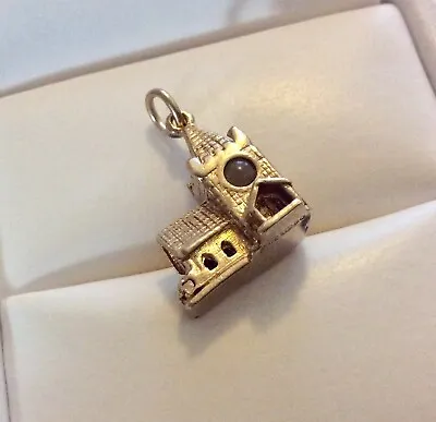 Lovely Vintage Solid 9CT Gold Church Charm  • £119.90