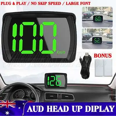 Speedometer Digital GPS Car Speed KMH HUD Head Up Display Satelite Speedometer • $14.85