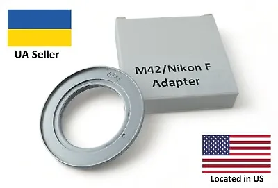 Minolta M42 Manual Lens To Nikon F Camera Adapter Ring • $15.99