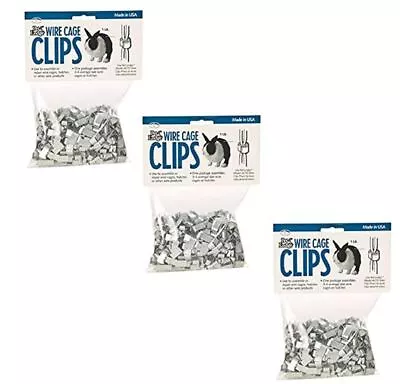 Miller ACC1 Pet Lodge Handy Wire Cage Clips ( Pack Of 3) • $28.39