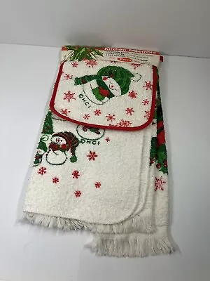 Vintage Revere Christmas Snowman Kitchen Towel Set • $15