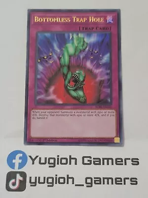 Yugioh Bottomless Trap Hole 1st Edition Blrr-en101 Ultra Light Played • $4.10