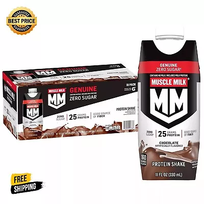 Muscle Milk Genuine Protein Shake Chocolate (11 Fl. Oz 18 Pk.) FREE SHIPPING • $36.99