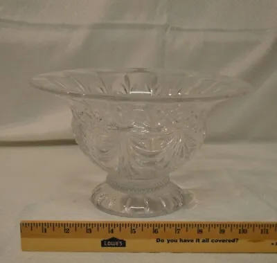 Shannon Designs Of Ireland 12  24% Lead Crystal Footed Bowl Made In Czech • $34