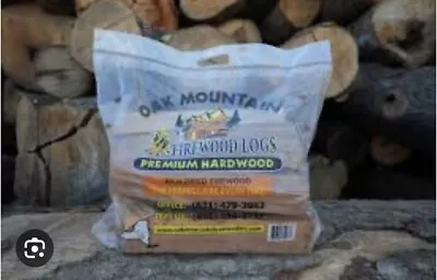 Oak Mountain Kiln Dried Bagged Firewood .75 Cuft 18-20lbs • $35.99