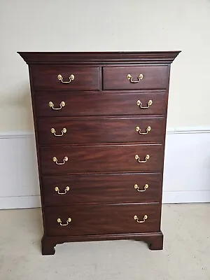 Henkel Harris High Chest  Two Over Five Mahogany • $2900
