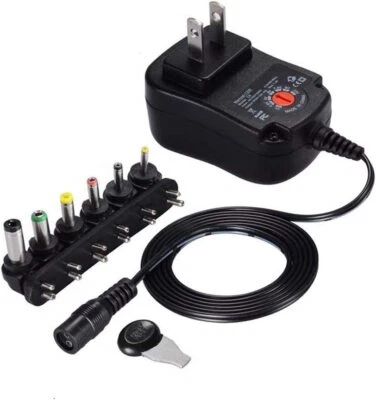 $10.50 • Buy Universal 12W 3V 4.5V 5V 6V 7.5V 9V 12V Regulated Multi Voltage Power Supply