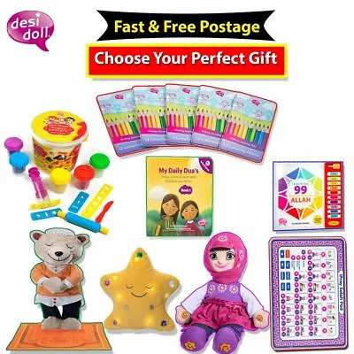 The Desi Doll Ⓡ Baby Girl Boy Kids Gift Present For Muslim Kids Eid Gift 2020 UK • £20.98