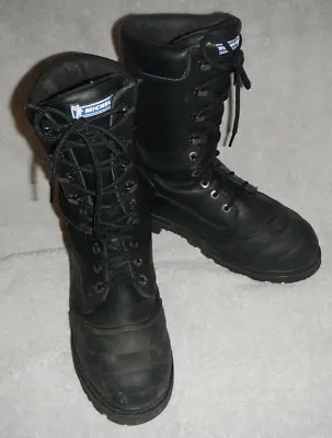 MICHELIN ® Men's 12  Leather Steel Toe Waterproof Work Boot XSF-891 Size 10M • $79.98