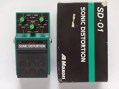 Maxon SD-01 Sonic Distortion Guitar Effect Pedal Ibanez • $98.50