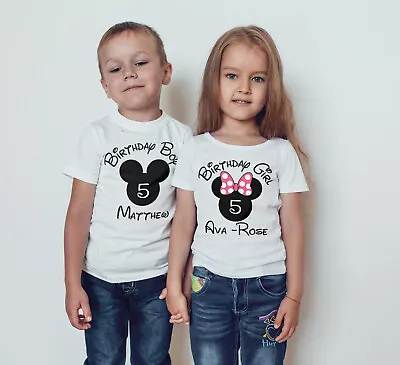 Disney Inspired  Children's Birthday T Shirt Or Babies Body Suit! • £9.80