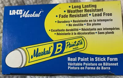 Markal B Paintstik DBStar Solid Paint Ambient Surface Marker 12 Pack Yellow NIB • $27