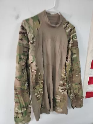Large Army Combat Shirt  Multicam  OCP Flame Resistant Acs Crew Neck  Used  • $27